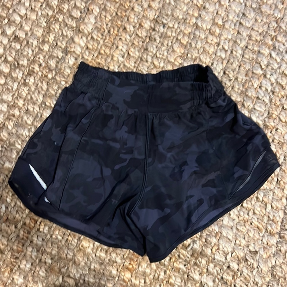 Camo Hotty Hot Low Rise Running Shorts